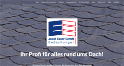 Desktop Screenshot of esser-bedachungen.de